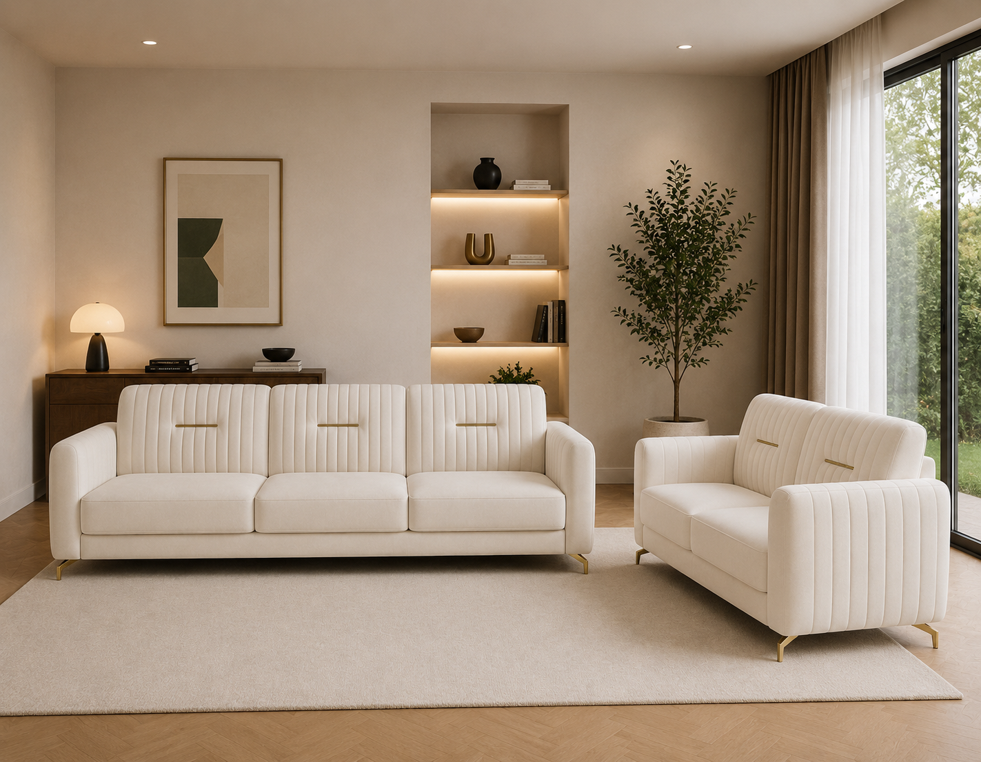 Sunrise Comfort 3+2 Seater Sofa Set